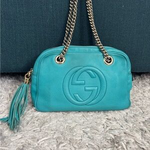 Gucci Soho Chain Zip Shoulder Bag